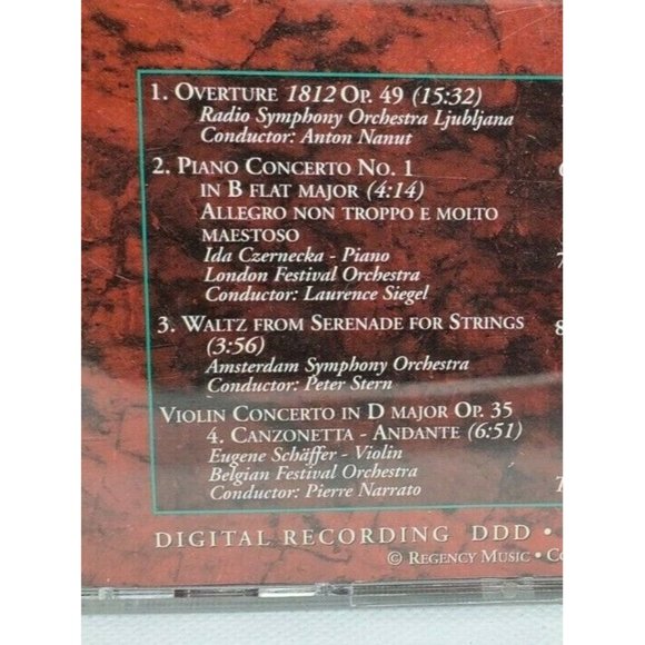 Tchaikovsky The Masterpiece Collection [Regency] (Cd Oct-1997) No Scratches - Picture 6 of 11